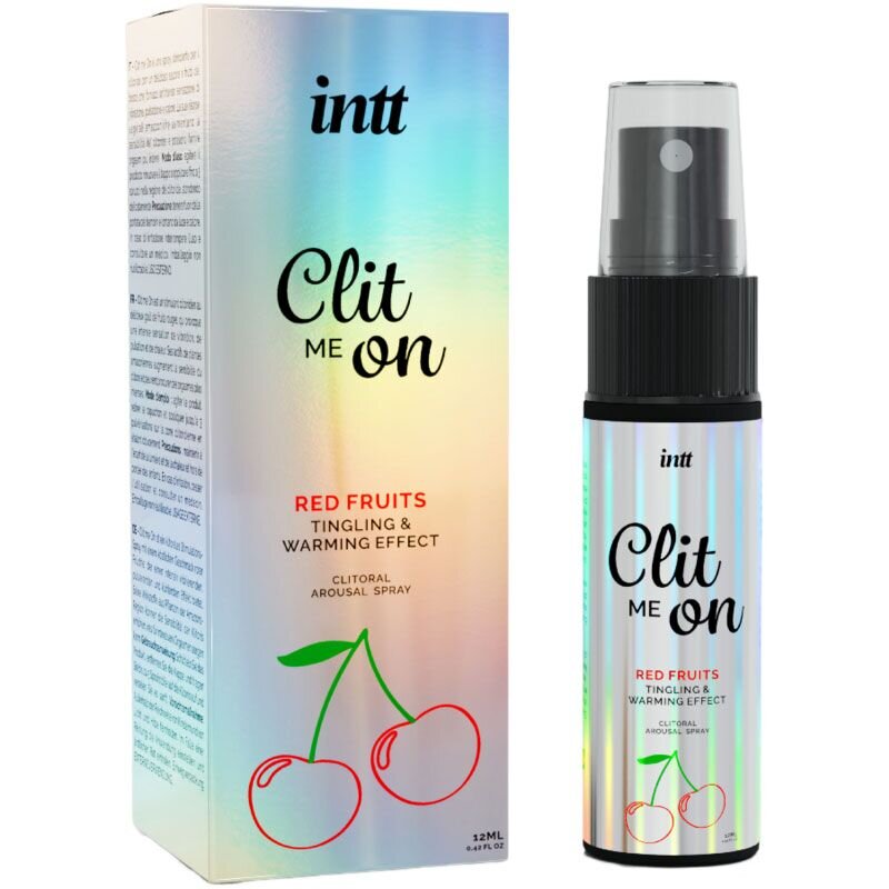 Возбуждающий спрей для клитора Intt Clit Me On Red Fruits Warming Effect 12мл согревающий эффект - Фото №3 Возбуждающий спрей для клитора Intt Clit Me On Red Fruits Warming Effect 12мл согревающий эффект - Фото №3