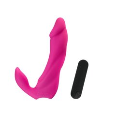 Вибратор вагинально-клиторальный Alive Bifun Pro, Pink, перезаряжаемый - Фото №1