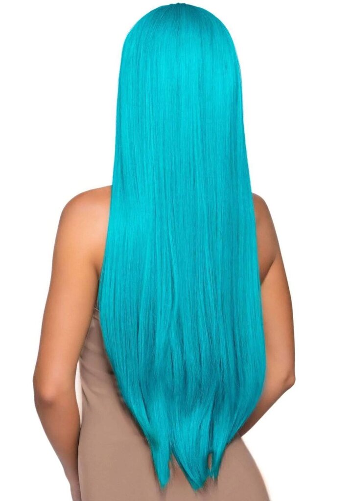 Перука Leg Avenue 33″ Long straight center part wig turquoise - Фото №3