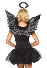 Крила чорного ангела Leg Avenue Angel Accessory Kit Black, крила, німб - Фото №1