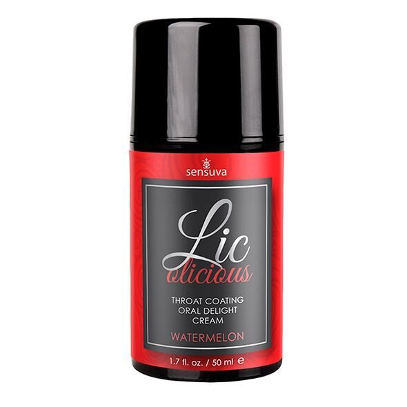 Гель для мінету Sensuva Lic-o-licious Watermelon (50 мл), оліїстий, без цукру - Фото №1