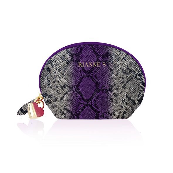 Вібратор для точки G Rianne S: Boa Mini Purple, 10 режимів роботи, медичний силікон, косметичка-чохо - Фото №2