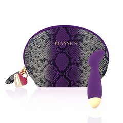 Вібратор для точки G Rianne S: Boa Mini Purple, 10 режимів роботи, медичний силікон, косметичка-чохо - Фото №1