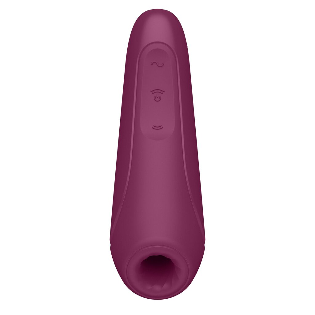 Вакуумний кліторальний стимулятор Satisfyer Curvy 1+ Rose Red з керуванням через інтернет - Фото №4