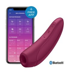 Вакуумний кліторальний стимулятор Satisfyer Curvy 1+ Rose Red з керуванням через інтернет - Фото №1