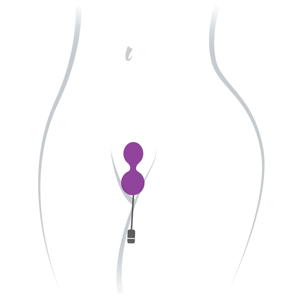 Вагинальные шарики с вибрацией Adrien Lastic Kegel Vibe Purple, диаметр 3,7см - Фото №1 Вагинальные шарики с вибрацией Adrien Lastic Kegel Vibe Purple, диаметр 3,7см - Фото №1