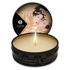 Масажна свічка Shunga Mini Massage Candle – Vanilla Fetish (30 мл) з афродизіаками - Фото №1