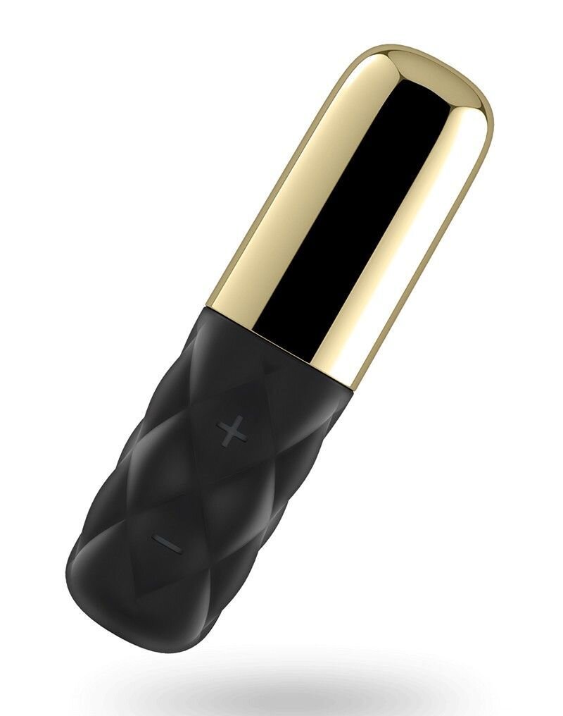 Потужний мінівібратор Satisfyer Sparkling Darling Gold зі знімним ковпачком, 16 режимів роботи - Фото №2 Потужний мінівібратор Satisfyer Sparkling Darling Gold зі знімним ковпачком, 16 режимів роботи - Фото №2