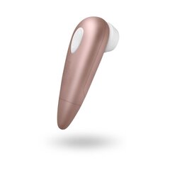 Вакуумный клиторальный стимулятор Satisfyer Number One, на батарейках - Фото №1 Вакуумный клиторальный стимулятор Satisfyer Number One, на батарейках - Фото №1