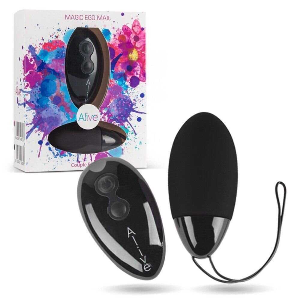 Мощное виброяйцо Alive Magic Egg MAX Black с пультом ДУ, мощное - Фото №1 Мощное виброяйцо Alive Magic Egg MAX Black с пультом ДУ, мощное - Фото №1