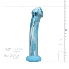Скляний дилдо Gildo Ocean Ripple, об’ємна головка, ідеально для точки G - Фото №1 Скляний дилдо Gildo Ocean Ripple, об’ємна головка, ідеально для точки G - Фото №1