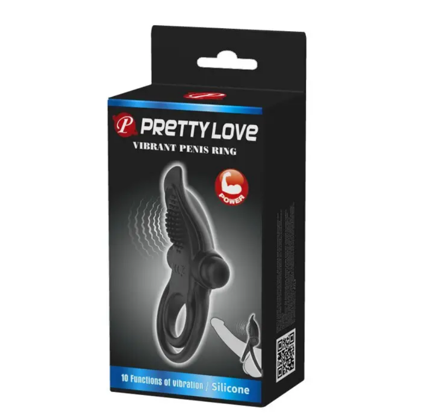 Кільце ерекційне серії Pretty Love "Vibrant penis ring" - Фото №1 Кільце ерекційне серії Pretty Love "Vibrant penis ring" - Фото №1