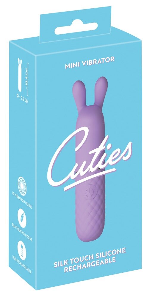 Міні-кліторальний вібратор з м'якими віброушками Cuties - Фото №1 Міні-кліторальний вібратор з м'якими віброушками Cuties - Фото №1