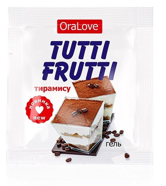 Гель Tutti-Frutti Тірамісу, 4 г - Фото №1