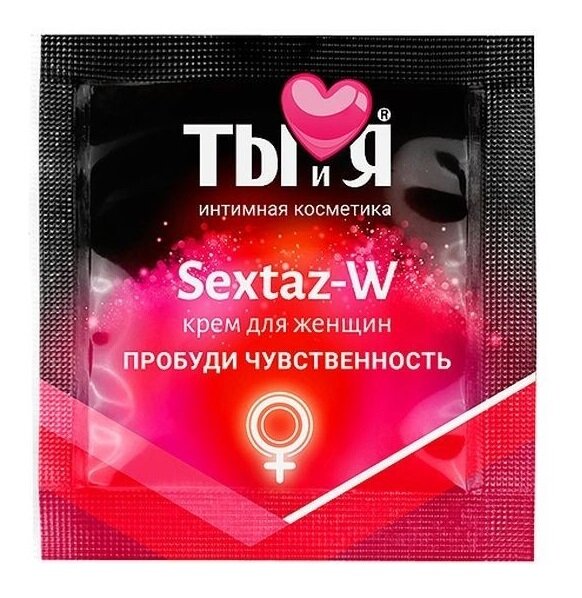 Возбуждающий крем для женщин "Sextaz W", 1,5 г - Фото №1
