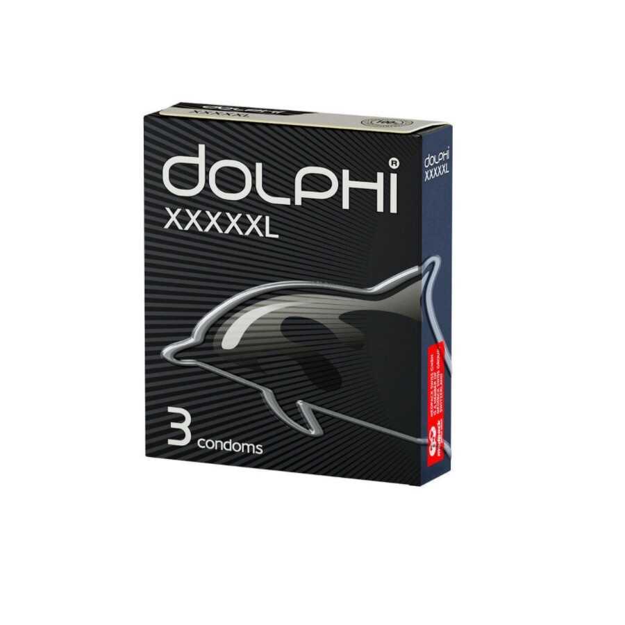 Презервативи Dolphi XXXXXL, 3 шт - Фото №1