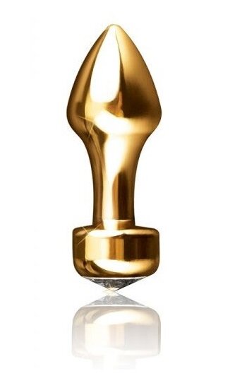 Анальна пробка "FF Gold", white - Фото №1 Анальна пробка "FF Gold", white - Фото №1