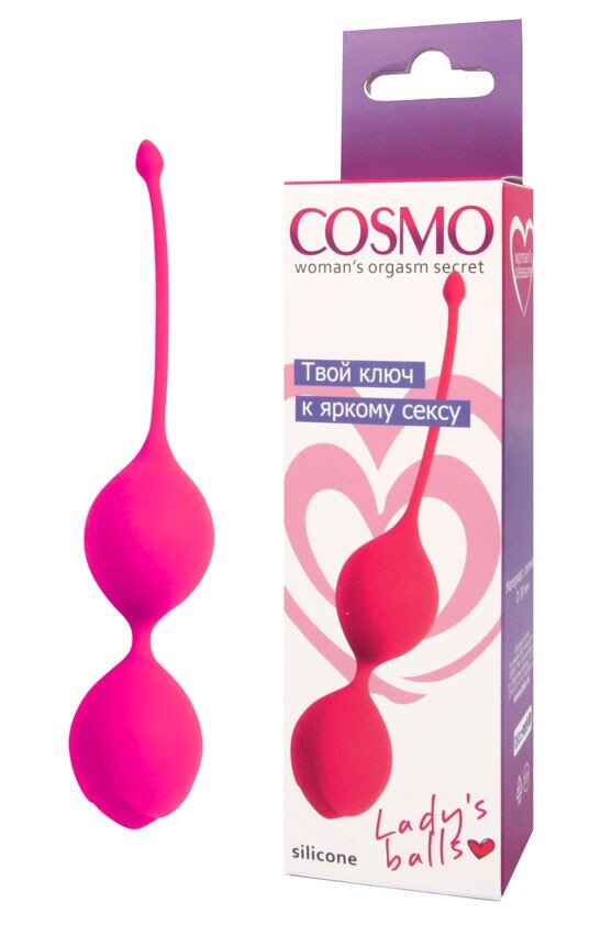 Вагінальні кульки "Cosmo" 30 мм, 56 г - Фото №1