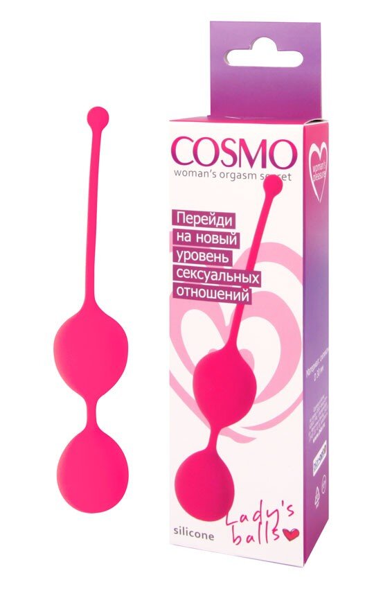 Вагінальні кульки "Cosmo", 30 мм, 56 г - Фото №1