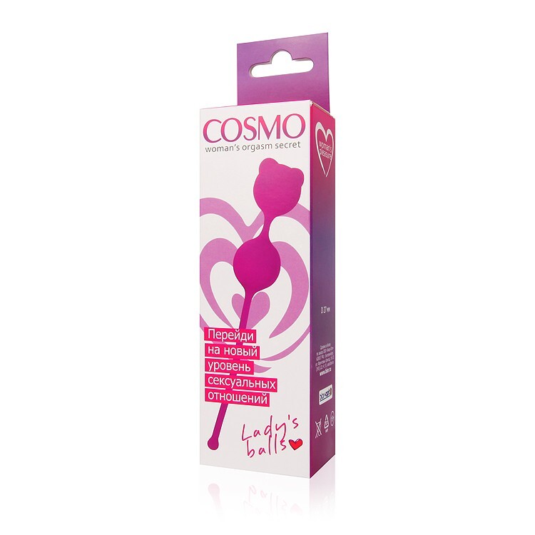 Вагінальні кульки "Cosmo", 27 мм - Фото №2