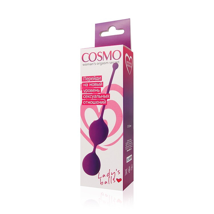 Вагінальні кульки "Cosmo", 30 мм - Фото №2