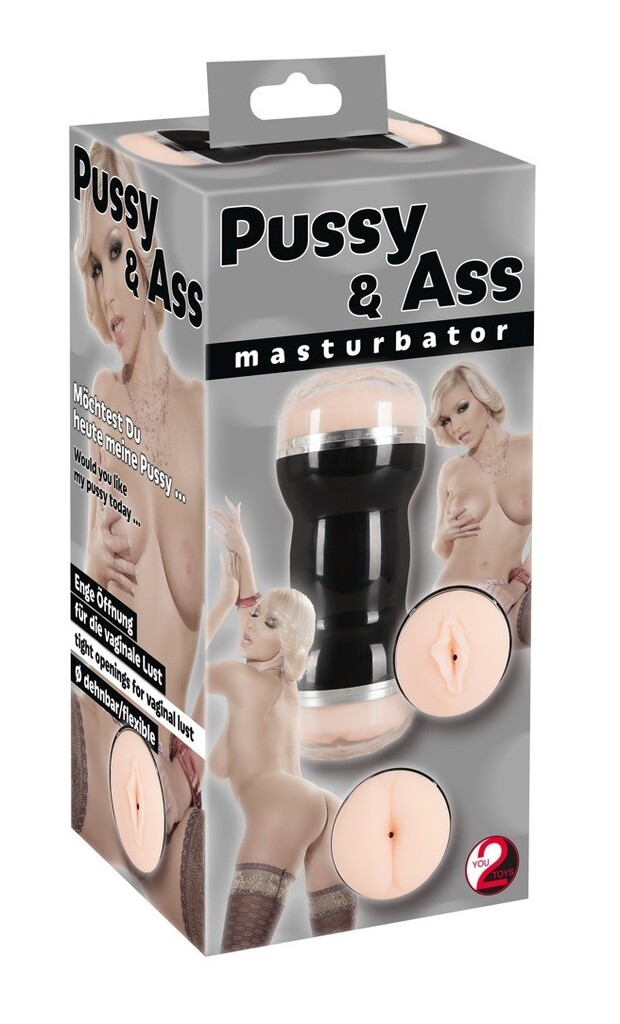 Подвійний мастурбатор "Pussy & ass" - Фото №2