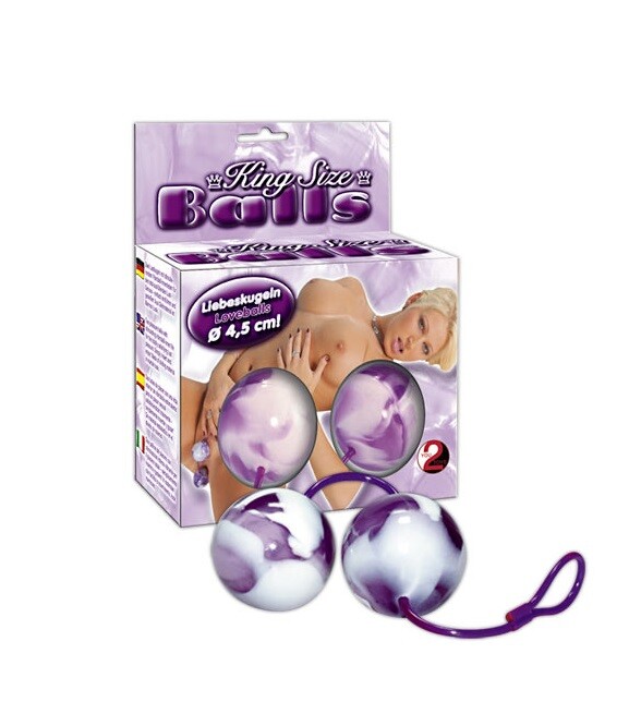 Вагінальні кульки King Size Balls , 45 мм - Фото №2 Вагінальні кульки King Size Balls , 45 мм - Фото №2
