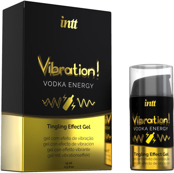 Рідкий вібратор для двох Intt Vibration Vodka, 15 мл - Фото №1