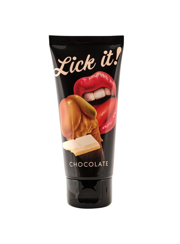 Оральный лубрикант 3 в 1 "Lick It" Белый шоколад, 100 мл - Фото №1