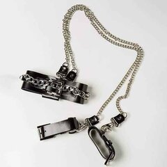 Набір нашийники Silver With Chain - Фото №1 Набір нашийники Silver With Chain - Фото №1