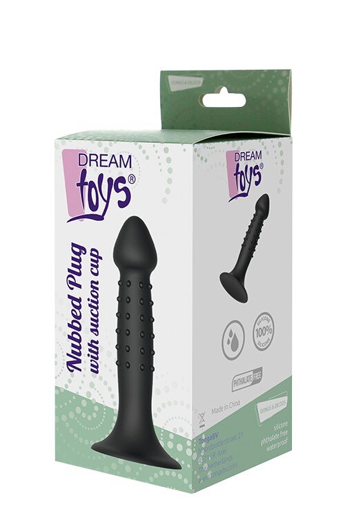 Плаг Dream Toys Nubbed Plug With Suction Cup - Фото №2