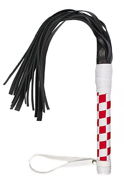 Флогер VIP Leather Floger White&Red - Фото №1 Флогер VIP Leather Floger White&Red - Фото №1