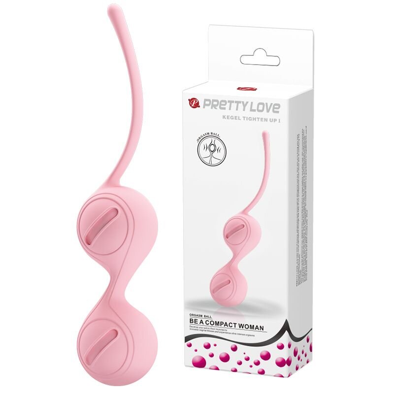 Вагінальні кульки PrettyLove Kegel Tighten Up I, колір рожевий - Фото №2 Вагінальні кульки PrettyLove Kegel Tighten Up I, колір рожевий - Фото №2