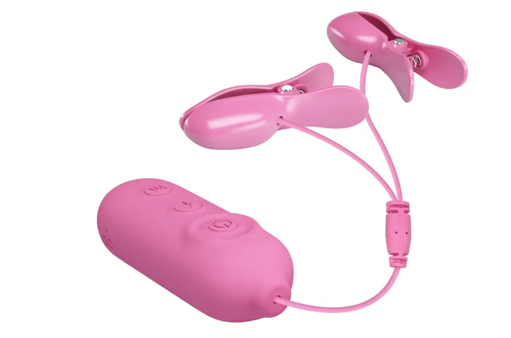 Электростимулятор для груди PRETTY LOVE - Nipple Clip 7 режимов вибрации, 3 режима электростимуляции - Фото №3 Электростимулятор для груди PRETTY LOVE - Nipple Clip 7 режимов вибрации, 3 режима электростимуляции - Фото №3