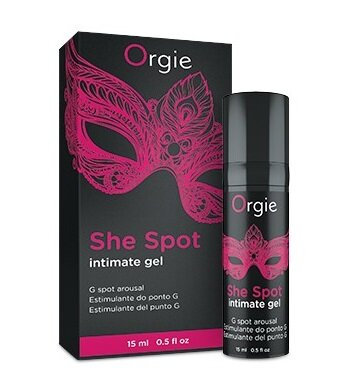 Збуджуючий гель для точки G Orgie She Spot зі смаком малини, 15 мл - Фото №1 Збуджуючий гель для точки G Orgie She Spot зі смаком малини, 15 мл - Фото №1