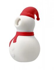 Вакуумный стимулятор клитора "Снеговик" Snowman Red - Фото №1